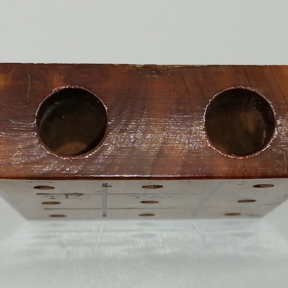 VTG. Travel Tic Tac Toe Game in Wood - Picture 7 of 14
